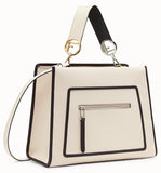 Runway White Leather Bag