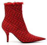 Tweed Ankle Boots
