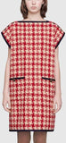 Houndstooth Sleeveless Dress