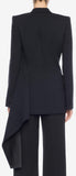 Double-Breasted Drape-Jacket