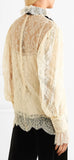 Pussy-Bow Lace Blouse