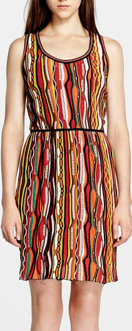 Ripple Striped Knit Dress