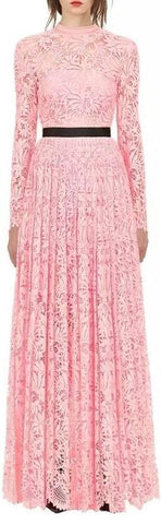 Floral Lace Maxi Dress