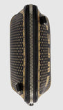 Guccy Mini Shoulder Bag - White, Black, Gold