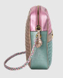 Laminated leather Small Shoulder Bag