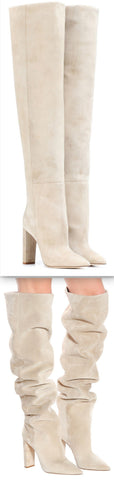 Suede Over-the-Knee Boots