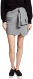 Tie Front Mini Skirt