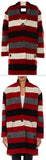 'Gabrie' Blanket-Striped Coat