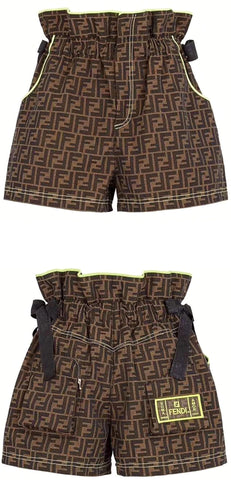 FF Logo Neon Stripe Shorts