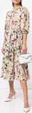 Lily Print Belted Dress