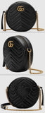 GG Marmont Mini Round Shoulder Bag, Black | DESIGNER INSPIRED FASHIONS