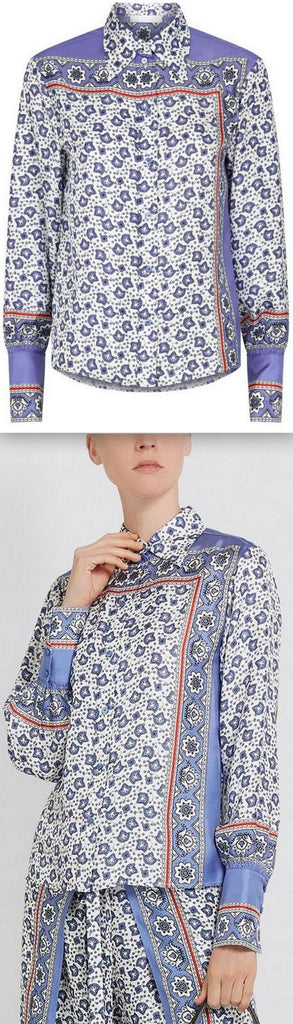 Silk Printed Shirt | DESIGNER INSPIRED FASHIONS