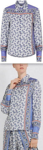 Silk Printed Shirt | DESIGNER INSPIRED FASHIONS
