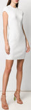 Chevron Knit Bodycon Dress, White or Black | DESIGNER INSPIRED FASHIONS