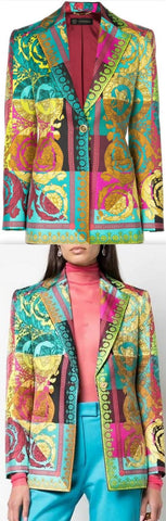 Barocco Pattern Blazer | DESIGNER INSPIRED FASHIONS