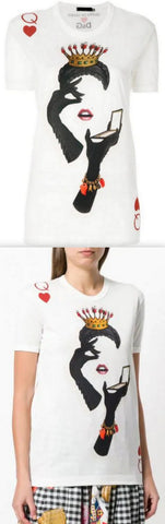 Queen of Hearts Graphic T-Shirt