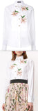 Flower Appliqué Shirt | DESIGNER INSPIRED FASHIONS