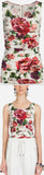 Peony Print Top