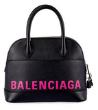 Ville S Leather Tote, Black