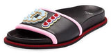 Studded Logo Slide Sandals