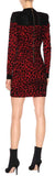 Open-Knit and Leopard Dress