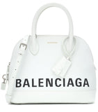 Ville S Leather Tote, White