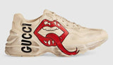 Rhyton Sneaker with Mouth Print