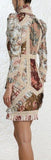 Fleeting Braided Floral Dress