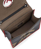 Kan I Logo Patchwork Leather Bag