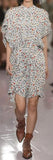 Ruffle-Trimmed Pleated Floral-Print Georgette Mini Dress