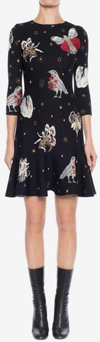 Bird and Fairy Intarsia Dress