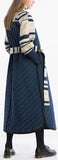 Paneled Puffer Wool Coat