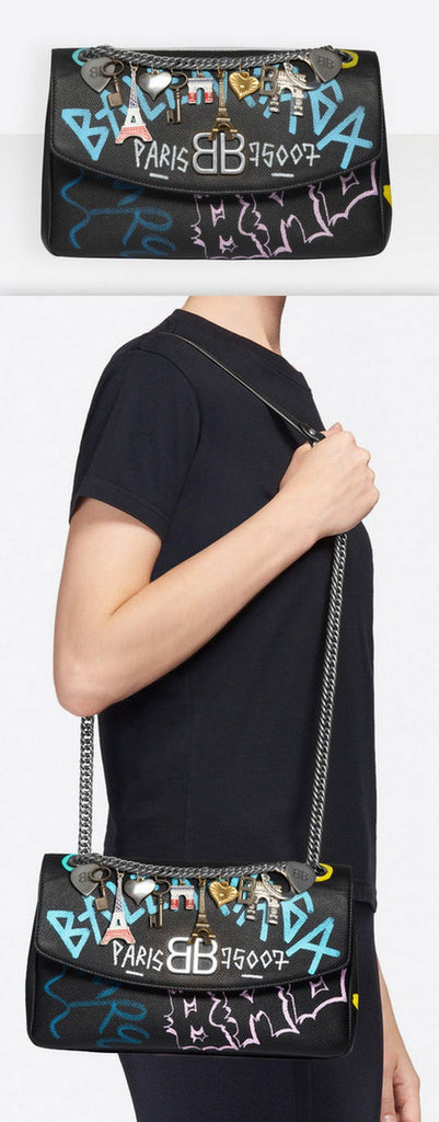 BB Chain M Graffiti Bag