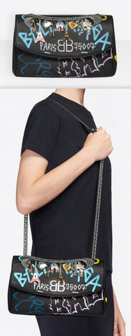 BB Chain M Graffiti Bag