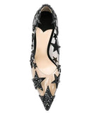 Black Lisha 100 Pumps