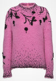 Beaded Embroidered Sweater