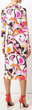 Printed Long-Sleeve Dress