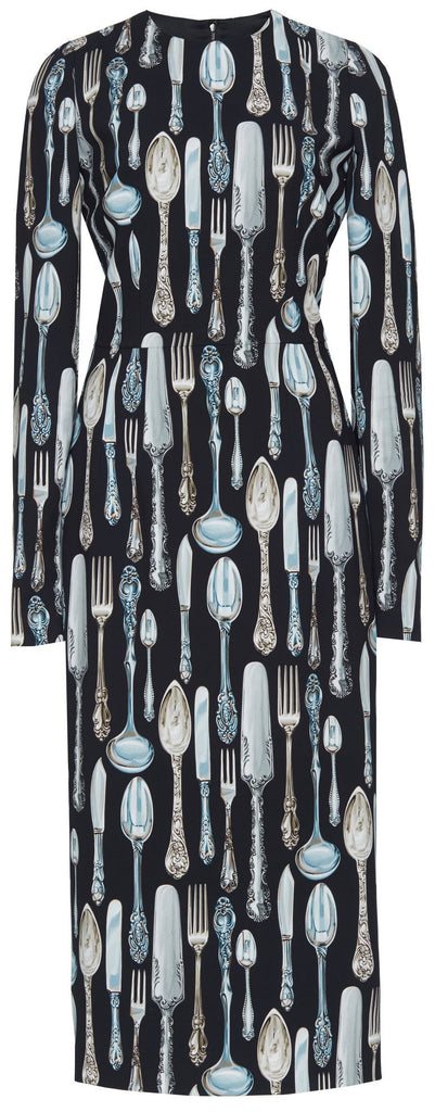 Silver Wear Print Dress