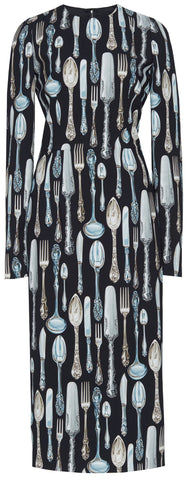 Silver Wear Print Dress