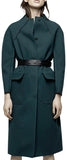 Belted Structured Wool Coat