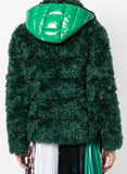 Teddy Puffer Jacket - Green