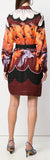 Parrot Print Shirt Dress
