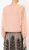 Ruffled Lace Blouse
