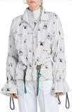 Poole Triple Archive Logo Print Windbreaker Jacket