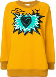 Logo Motif Sweatshirt