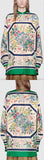 Long Shirt with Floral Print