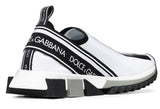 Logo Slip-on Sneakers -Purple, Black, White