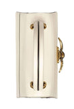 Queen Margaret Small Top Handle Bag, White