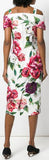 Floral Print Cold Shoulder Dress