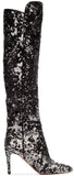 Gainsbourg 85 Silver Sequin Boots